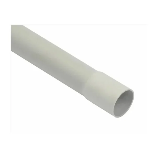 Rúrka pevná VRM-TURBO 20 84196 20mm 17,4mm 320N 3m PVC-U svetlosivá s hrdlom
