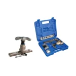 Pertlovač ručný (kalíškovač) s rezačkou cu trubiek v praktickom kufríku palcová/metrická