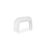 Kryt prechodu stenou 80x60mm k žľabu artiplastic 0810PM-W biely pvc stenou s limcom 16 ks