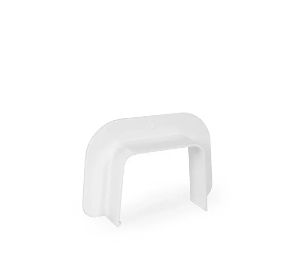 Kryt prechodu stenou 80x60mm k žľabu artiplastic 0810PM-W biely pvc stenou s limcom 16 ks