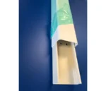 Žľab 80x60x2000mm artiplastic 0812BCF-W biely pvc 8ks – Obrázok 2