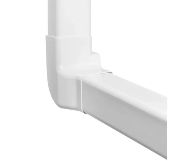 Roh vnútorný 90° k žlabu 80x60mm artiplastic 0814VS-W biely pvc (ľavý odskok) 4ks