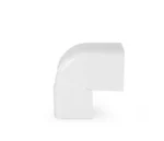 Roh vonkajší nastaviteľný k žlabu 80x60mm artiplastic 0821ER-W biely pvc 6ks