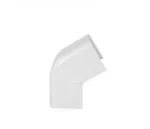 Roh vonkajší nastaviteľný k žlabu 80x60mm artiplastic 0821ER-W biely pvc 6ks – Obrázok 3